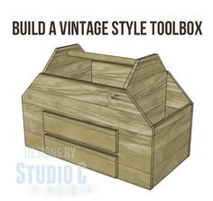 DIY Toolbox Plans: A Handy Storage Solution Woodworking Plans Storage, Tool Tote, Tool Storage Diy, Tool Box Organization, Woodworking Box