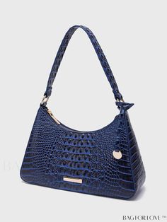 BagForLove - Exquisite Crocodile-inspired Hobo Bag Product Description Color Blue Bag Size Medium Type Hobo Bag Pattern Type Crocodile Print Style Fashionable Coating 100% Polyurethane Composition 100% Polyurethane Material PU Leather Size Chart INCH CM Bag Length Bag Width Bag Height Handle Height 11.8 inch 3.5 inch 7.9 inch 9.8 inch Bag Length Bag Width Bag Height Handle Height 30 cm 9 cm 20 cm 25 cm Details Pictures Similar Products h2 { text-align: center; } /* æ¢è¡ */ li{ white-space: nor Chic Blue Handheld Hobo Bag, Elegant Blue Baguette Bag For Shopping, Blue Leather Shoulder Bag With Crocodile Pattern, Blue Rectangular Shoulder Bag With Crocodile Pattern, Hobo Bag Patterns, Hobo Handbag, Crocodile Print, Pretty Bags, Print Style