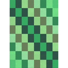 a green and black checkered pattern with white border on the bottom right hand side