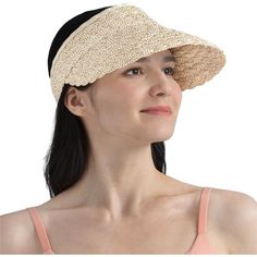 Elevate your sunny day essentials with the Sun Cube Women's Sun Visor Hat, a stylish blend of functionality and fashion. This straw beach hat is not only a chic accessory but also a practical choice with its wide brim offering UV/UPF/SPF 50+ protection. 

- Material: High-quality straw
- Color: Brown & Cream
- Size: Fits most adults, 22-22.8 inches head circumference
- Features: Wide brim (4.5 inch), foldable and packable design, adjustable ponytail hole

Perfect for an array of outdoor activiti Adjustable Packable Sun Hat For Sunbathing, Lightweight Sun Hat For Warm Weather Sunbathing, Lightweight Spring Bucket Hat, Lightweight Casual Bucket Hat, Visor Hats For Sunbathing, Lightweight Visor Sun Hat For Vacation, Lightweight White Sun Hat For Beach, Lightweight White Sun Hat For Vacation, Lightweight Summer Visor Hat