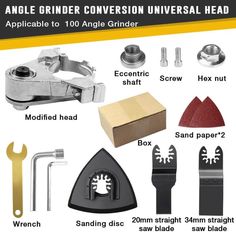 an image of some tools that are being used to make the correct parts for this project