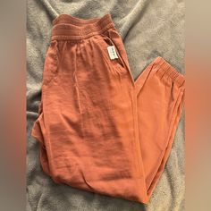 Silky Rayon Like Joggers Xl Tall New With Tags Lovely Pants Casual Red Bottoms For Daywear, Dressy Leggings, Red Orange Color, Burnt Red, Old Navy Pants, Navy Pants, Orange Red, Track Pants, Orange Color