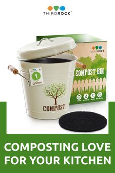 compost bin, reduce waste, kitchen compost, home composting, indoor composting, compost bin ideas Rock Kitchen