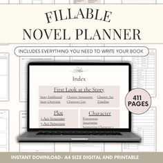 Ultimate Novel Planner Book Writing Planner, Plot Your Novel Outline Writing Organizer Book Planner Guided Book Writing Novel Writing Kit - Etsy