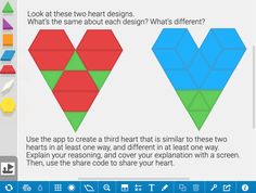 the screenshot shows how to make an origami heart with different shapes and sizes