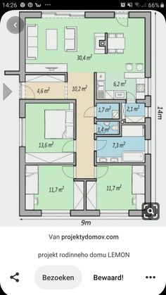 the floor plan for an apartment