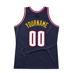 Custom Navy White-Maroon Authentic Throwback Basketball Jersey Custom Basketball Jersey, Blue Football, Custom Basketball, White Jersey, Hats For Sale, Baseball Shirts, Basketball Jersey, T-shirt Polos, Navy White