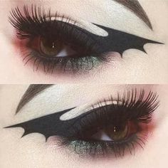 Halloweenský Makeup, Halloween Tattoo, Smink Inspiration, Emo Makeup, Eye Makeup Designs