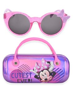 PRICES MAY VARY. Adorable Minnie Mouse Design: Choose from a variety of styles with cute artwork showcasing your favorite Disney character, Minnie Mouse. High-Quality Materials: Both the frame and lenses are crafted from childproof plastic, ensuring durability and safety for active kids. Durable and Lightweight: Perfect for children aged 3 to 10, these sunglasses are both sturdy and comfortable for all-day wear. Matching Carrying Glasses Case: Protect your child's sunglasses with a stylish case Girls Sunglasses, Cute Artwork, Sunglasses For Kids, Minnie Mouse Girl, Kids Glasses, Active Kids, Girl With Sunglasses, Disney Character, Kids Sunglasses