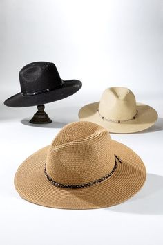 Hat Drop 🤩 Rancher Hat, Wide Brim Sun Hat, Boater Hat, Hat Collection, Brim Hat, Wide Brimmed, Sun Hats, Panama Hat, Fedora