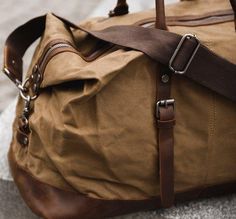 Large Waxed Canvas Weekender Duffle Bag Travel Mens - Woosir Brown Waxed Canvas Travel Bag For Overnight Trips, Outdoor Khaki Canvas Duffle Bag, Khaki Canvas Duffle Bag For Travel, Travel Duffle Bag In Khaki Canvas, Brown Waxed Canvas Duffle Bag For Travel, Brown Waxed Duffle Bag For Overnight Trips, Brown Waxed Canvas Bag With Luggage Sleeve, Brown Waxed Canvas Weekender Bag For Travel, Brown Waxed Canvas Weekender Bag With Large Capacity