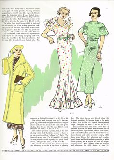 1930s Butterick Summer 1935 Fashion Magazine Pattern Book Catalog E-Book on CD | eBay 1930s Fashion Hair, 1930s Fashion Plates, 1935 Fashion, 1940s Clothes, 1938 Fashion, 39 Steps, Women's Sewing Patterns, Fashion Through The Decades, Vintage Fashion 1930s