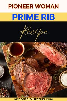 Prime Rib on a wooden table Pioneer Woman Prime Rib, Prime Rib In Oven, Prime Rib Cooking Times, Boneless Prime Rib Recipe, Prime Rib Recipe Easy, Boneless Prime Rib Roast, Prime Rib Seasoning