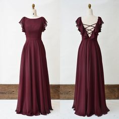 Bridesmaid Dress Burgundy, Bridesmaid Dresses With Sleeves, Burgundy Bridesmaid, Occasion Dresses Wedding, Burgundy Bridesmaid Dresses, Long Bridesmaid Dress, Maid Dress, Quince Dresses, Chiffon Bridesmaid Dress