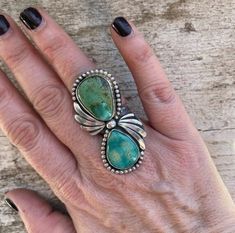 You'll receive compliments every time you wear this talon ring.  Definitely a showstopper - but also the most perfect every-day ring. Materials: Sterling Silver, Cady Mountain Plume Agate, Pilot Mountain Turquoise Size: 7.75 - Can be sized up a tiny bit. One-of-a-kind. Handcrafted with love, by me, in California. Free shipping.  Gift wrap included. Collectible Turquoise Cabochon Ring, Turquoise Ring With Large Stone For Anniversary, Elegant Turquoise Ring With Natural Stones For Anniversary, Vintage Turquoise Ring With Natural Stones, Unique Untreated Turquoise Ring, Turquoise Cabochon Ring For Anniversary, Fine Jewelry Turquoise Ring, Untreated Turquoise Ring, Anniversary Emerald Cabochon Ring