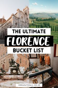 The ultimate Florence Bucket List. emmakatehall.co.uk Florence Bucket List, Florence Travel Guide, Florence Italy Travel, Visit Florence, Florence Travel, Italy Honeymoon, Cruise Europe, Things To Do In Italy