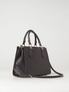 Handbag MICHAEL MICHAEL KORS Woman color Brown Michael Kors Satchel, Michael Kors Handbag, Brown Handbag, Michael Kors Collection, Handbags Michael Kors, Green Leather, Woman Colour, Top Handle, Red Green