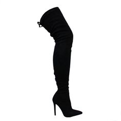 Unknown Ll Gisele-7 Black Tall Womens Boots 5.5 New Boots Heels Black, Stretch Thigh High Boots, Stiletto Heel Boots, Thigh High Stiletto Boots, Womens Tall Boots, Black Thigh High Boots, Shoes Boots Heels, Thigh High Suede Boots, Stiletto Heels Boots