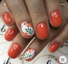 Winter Nail Art Designs, Fall Gel Nails, Cute Gel Nails, Winter Nail Art, Winter Nail, Get Nails, Cute Nail Designs, Floral Nails, Fancy Nails