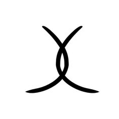 the letter x is made up of two intersecting lines