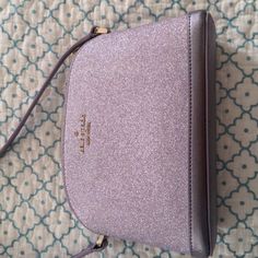 New Kate Spade Crossbody Bag In Lilac Shimmer. Never Worn Kate Spade Crossbody Bag For Party, Kate Spade Crossbody Party Bag, Elegant Kate Spade Shoulder Bag For Party, Kate Spade Purple Evening Bag, Kate Spade Crossbody Bag, Bags Kate Spade, Kate Spade Bags, Kate Spade Bag, Kate Spade Crossbody