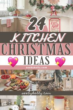 Christmas Kitchen Decor Ideas Counter Styling, Kitchen Counter Styling, Christmas Kitchen Decor Ideas, Christmas Apartment