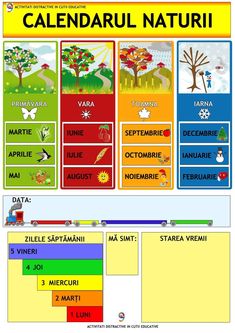 a calendar with different languages and pictures on it