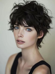 Short Hairstyles For Long Faces, Haircuts For Straight Hair, Hairstyles For Long Faces, Angled Bobs, Pixie Haircut Styles, Short Choppy Haircuts, Best Short Hairstyles, Crop Haircut, Long Face Shapes