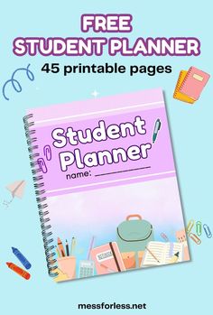 Free Printable Student Planner