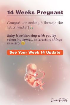 the baby is celebrating with you by releasing some interesting things in it