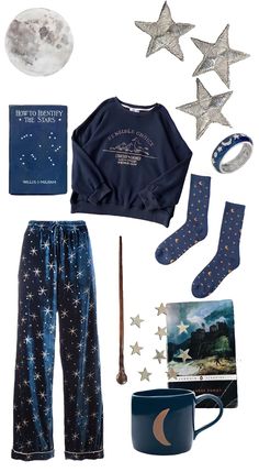 Starcore Clothing, Star Pjs Aesthetic, Starcore Outfit Ideas, Lunarpunk Outfit, Spacecore Fashion Aesthetic, Star Pajamas Aesthetic, Spacecore Outfits Aesthetic, Space Acedamia Outfits, Space Clothing Aesthetic