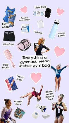 a poster with different types of clothing and things to wear for swimming in the water