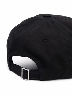 Black cotton La Casquette logo-embroidered baseball cap from JACQUEMUS featuring embroidered logo, adjustable fit and curved peak. | Jacquemus La Casquette logo-embroidered baseball cap Jacquemus Hat, Embroidered Baseball, Embroidered Baseball Caps, Logo Embroidered, Black Cotton, Baseball Cap, Baseball Hats, Baseball, ? Logo