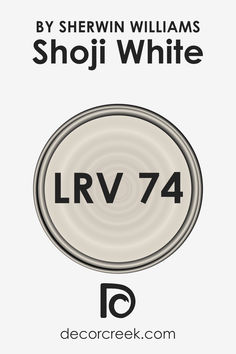 the cover art for shoji white's album, lrv - 74