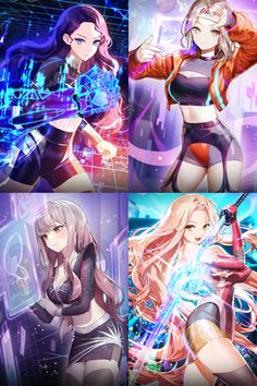 Aespa Epic Seven, Hold On Tight Aespa, Aespa Supernova Wallpaper, Aespa Anime Fanart, Gg Fanart, Pop Moodboard, Anespa Enagic, Aespa Fanart, Aespa Ae