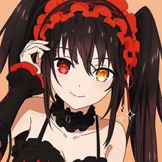 Anime / anime icons / icons / Date a live / anime icon / cute / kawai / pfp icons / Kurumi / anime pfp / Kurumi Tokisaki / pfp / caps Anime Popstar