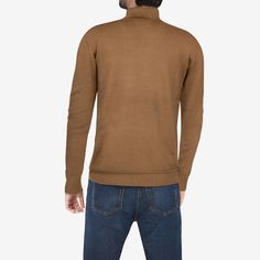 Simple yet stylish turtleneck sweater with ribbed structure pattern. Turtleneck For Men, Fancy Sweater, British Khaki, Mock Turtleneck Sweater, Semi Casual, Turtleneck Pullover, Mock Turtleneck, X Ray, Long Sleeve Pullover