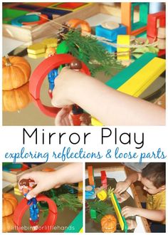 Science Preschool Activities, Preschool Activities Sensory, Discovery Table, Science Center Preschool, Toddler Sensory, Reggio Inspired, Invitation To Play, Table Mirror