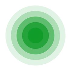 an image of a green circle with white circles in the center on a white background