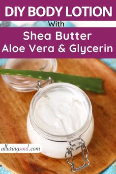 DIY body lotion made with shea butter, glycerin and aloe vera has healing power and repairs dry skin. It moisturizes skin deeply & makes skin soft & smooth. Diy Body Lotion, Wrinkles Remedies, Lotion Recipe, Face Oils, Diy Lotion, Brown Spots Removal, Baking Soda Shampoo, Diy Products