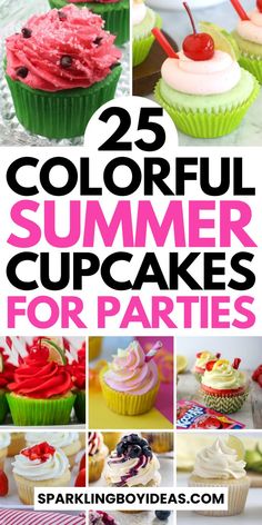 Looking for summer desserts then dive into the season with our summer cupcakes. Explore summer treats for easy lemon cupcakes, tropical coconut cupcakes berry cupcakes, and other summer cupcakes recipes. Whether you're hosting a summer party or looking for a fun summer baking project, we've them all. Discover the joy of making vibrant, fruit-filled cupcakes, like mango passionfruit, strawberry shortcake, and lemonade cupcakes guaranteed to be a hit at your next summer outdoor parties! Summer Cupcake Ideas, Summer Themed Cupcakes, Summer Cupcake, Beach Theme Cupcakes, Strawberry Lemonade Cupcakes, Summer Cupcakes, Lemon Cupcakes, Easy Summer Desserts, Summer Cakes