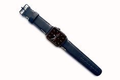 Leather Apple Watch Bands DODOcase Black Leather Strap Apple Watch Band For Everyday Use, Black Bracelet Strap Apple Watch Band For Everyday, Trendy Black Leather Strap Apple Watch Band, Modern Black Watch Bands For Everyday, Modern Black Everyday Watch Bands, Trendy Black Apple Watch Band For Everyday, Trendy Black Rectangular Apple Watch Band, Trendy Black Apple Watch Band, Everyday Black Rectangular Watch Accessories