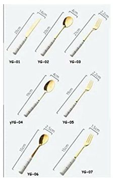 spoons and forks are shown in this diagram