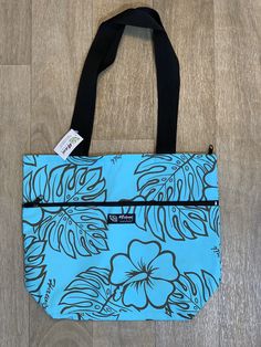 Hawaiian Print Shoulder Tote Bag/Handbag/13.5x15/everyday use/business/school/back to school/mother's day/gift for mom/made in hawaii/aloha  Monstera Black Monstera Teal Monstera Cream Monstera Pink Pineapple L Brown  13.5Hx15W (strap 11.5in)  *Zipper closure upside *Zipper front wide pocket Tropical Blue Bag For Everyday Use, Blue Tropical Rectangular Bag, Tropical Blue Rectangular Bag, Tropical Style Tote Beach Bag For Everyday Use, Tropical Style Beach Bag For Daily Use, Women's Totes, Hawaii Aloha, Bags Casual, Pink Pineapple