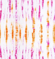 an orange and pink pattern on a white background