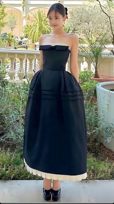 Korean Red Carpet Dress, Royal Outfits, Black Prom Dress, Fairy Dress, Blackpink Fashion, Bollywood Fashion, Event Dresses, Sewing Dresses, Dream Dress