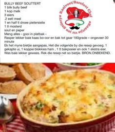 the recipe for this casserole has been posted on twitter