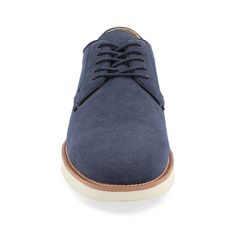 The Ingram derby from Vance Co. will have you going from work to a night out with the guys looking fresh with their lightweight EVA outsole and vegan leather uppers. Their 6 mm Tru Comfort Foam� massaging insole will give you all the comfort you need to walk around town without worry. This style will keep you looking dapper with its round toe and lace-up closure. Business Casual Lace-up Shoes With Cushioned Footbed, Casual Dress Shoes With Textured Sole For Derby, Casual Round Toe Derby For Business Casual, Casual Derby Shoes With Round Toe For Business Casual, Casual Plain Toe Derby For Business Casual, Casual Round Toe Derby Shoes For Business Casual, Plain Toe Casual Derby Shoes For Business Casual, Casual Plain Toe Derby Shoes For Business Casual, Casual Derby Shoes With Rubber Sole For Work