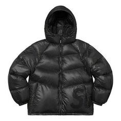 Supreme Hooded Down Jacket 'Black' SUP-FW20-258 Futuristic Fashion, Us Man, Release Date, Outerwear Jackets, Down Jacket, Chloe, Winter Jackets, Fall Winter, Black