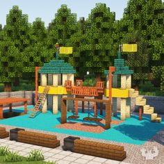 an image of a play area in minecraft